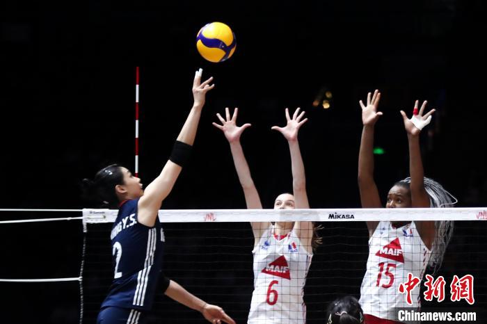 2025世界女排联赛中国北京站 中国女排30横扫法国