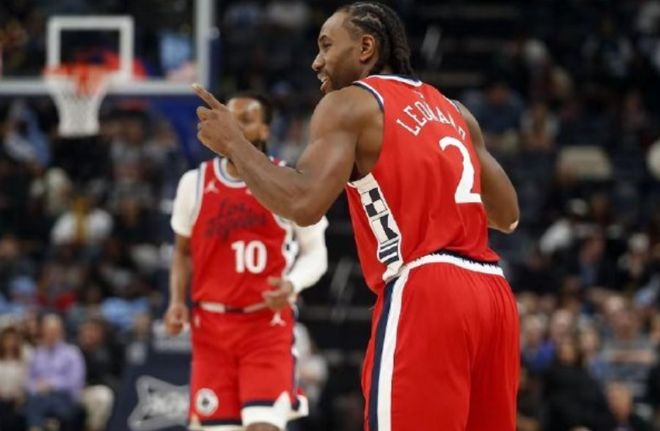 伦纳德准绝杀助快船险胜步行者 创历史连续50场